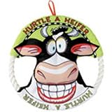 Hurtle a Heifer Dog Toy Rings - 9.5