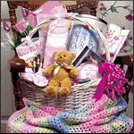  : Baby Bountiful Deluxe Basket - BOY - XX-Large(XX-Large Shown) - Standard Shipping Only -Bits and Pieces Gift Store