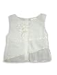 Mish Mish - Toddler Girls, Sleeveless Top, White (Size 4)