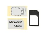 Micro SIM Card Adapter Socket Holder for iPad/iPhone 4G (Black)