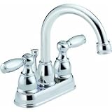 Peerless P99685LF Two Handle Center Set Lavatory Faucet, Chrome