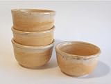 Custard Desert 4 Bowl Set in Golden Desert