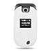 CoverON(TM) Hard Cover Case with WHITE RUBBERIZED for LG VN150 REVERE 2 With PRY- Triangle Case Removal TooL
