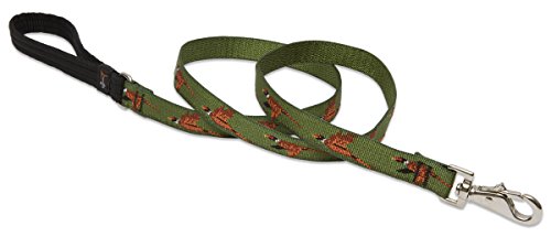 LupinePet LupinePet 3/4-Inch Fly Away Padded Handle Dog Lead, 4-Feet