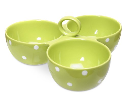 Spode Baking Days Green 3 Part Server