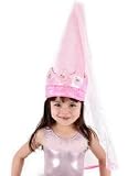 Plush Royal Princess Pink High Cone Hat