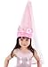 Plush Royal Princess Pink High Cone Hat