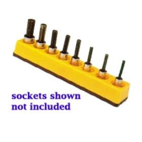 3/8" Drive Universal Magnetic Yellow Socket Holder 10 19 mm (MTS383) Category: Socket Holders