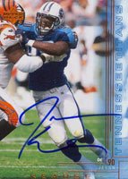 Jevon Kearse, Tennessee Titans, 2000 Upper Deck Autographed Card