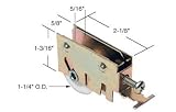 CRL Sliding Glass Door Roller with 1-1/4 Nylon Wheel 5/8 Wide Housing for International Doors - Bulk