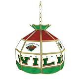 NHL Minnesota Wild Stained Glass Tiffany Lamp - 16 inch diameter