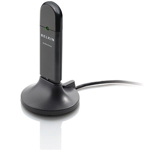 Belkin Kabelloser N Adapter USB 2.0 schwarz Preisvergleich