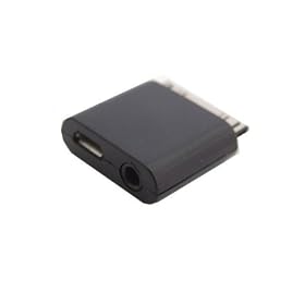 Micro USB and Line Out Adapter for iPhone 4 (Fits: iPhone 4S, iPhone 4, iPhone 3GS, iPhone 3G, iPad, iPod, iPod Touch, iPad, iPod Photo, iPod Classic, iPod Nano)