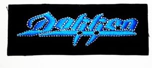 Dokken,sew on Blue Embroidered Patch FOR COLLECTION BY MOODBEAT SHOP