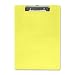 Saunders Plastic Clipboard with Low Profile Clip, Neon Yellow, Letter Size, 8.5 inch x 12 inch, 1 Clipboard (21595)
