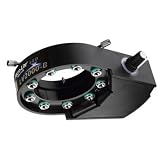 ESD-Safe Micro-Lite® LED Ring Illuminator with 9 LED's, 120-240V (50-60Hz) Auto Switchable, Bla