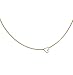 JANE HOLLINGER- Teenie Tiny Heart Necklace in 14k Yellow and Pink Gold