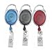 Office Products : (Price/PK)Clip Card Reels,Attachable to Belt Loop/Belt Strap,3/PK,Asst