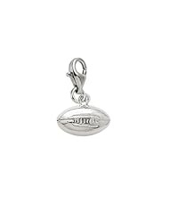 Rembrandt Charms Football Charm with Lobster Clasp