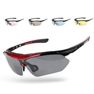 Signpost Outdoor Sports Cycling Running Sunglasses Polarized UV400 Exchangeable 5 Lenses