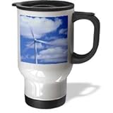 Renewable Energy of Wind Power Generator-CO07 JME0000 - John and Lisa Merrill - 14oz Stainless Steel Travel Mug