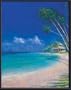 Art Poster Metal Framed Print - Bahama Cove - Artist: Fred Fieber- Poster Size: 30 X 24