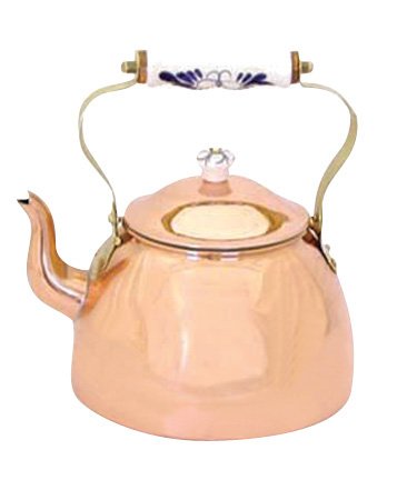 Le Cuistot Copper Tea Kettle with Porcelain Handle Le Cuistot Copper Tea Kettle with Porcelain Handle