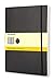 Moleskine Classic Notebook, Soft Cover, XL (7.5" x 9.5") Squared/Grid, Black