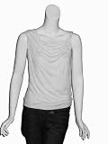 TOM K NGUYEN White Double Layer Tank Top