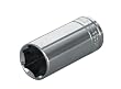 Deep Socket 6 Point Crv - 3/8-Inch Drive x 21MM