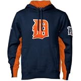 Majestic Detroit Tigers Navy Blue Field Idol Full Zip Hoody Sweatshirt