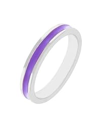 Purple Enamel Eternity Ring