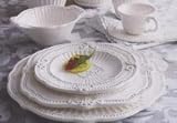 The Jay Companies 5286-20-GB 20-Piece Baroque Dinnerware Set