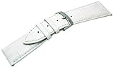 MORELLATO (モレラート) 時計バンド EXTRA 28mm ホワイト 牛革アリゲーター型押し X3395 656 017 028