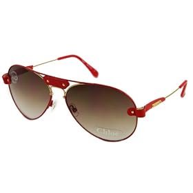 AUTHENTIC CHLOE SUNGLASSES CL 2104 RED