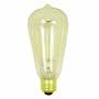 Feit Electric BP60ST19 60-Watt 120-Volt Vintage Style Clear Bulb, Medium Base