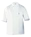 Chef Works Volnay Short Sleeve Basic Chef Coat, White