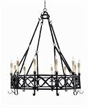 World Imports Lighting 80019 85 Chaumont 12 Light Chandelier Textured Rust