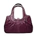 Coach Leather Ergo Pleated Satchel Bag Tote 12248 Magenta