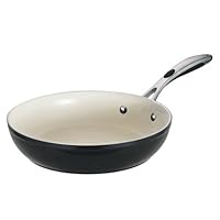 Tramontina Gourmet Ceramica 01 Deluxe Porcelain Enamel Metallic Black Fry Pan Size: 12'