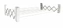 LEIFHEIT "TELECLIP 100" WALL MOUNTED DRYER