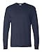 Hanes Men's ComfortSoft Heavyweight Long Sleeve T-Shirt Navy,2XL