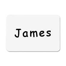 C-Line Self-Adhesive Name Badges, 2 x 3-1/2 Inches, White, 100/Box (92277)