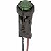 "SloanLED 5002-12026 Indicator, Pnl-Mnt; INDICATOR, 1/2"" SNAP MOUNT LED, 6"" LEADS, 120VAC, GREEN LENS"