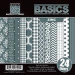 Bazzill - Basics Collection - 6 x 6 Assortment Pack - Zinc