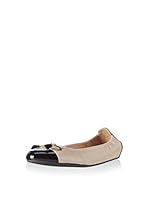 BALLY Bailarinas Bacin (Beige / Negro)
