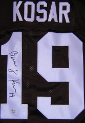 Bernie Kosar Autographed/Hand Signed Cleveland Browns Jersey