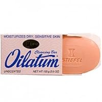 Oilatum cleansing bar soap for skin, unscented - 3.5 Oz