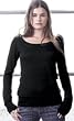 Ladies' Long Sleeve Boatneck Tee Shirt