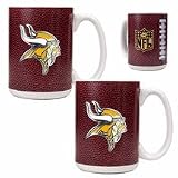 Minnesota Vikings 2 Piece Gameball Coffee Mug Set